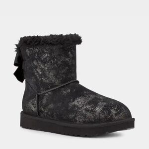 UGG Black Glitter Boots